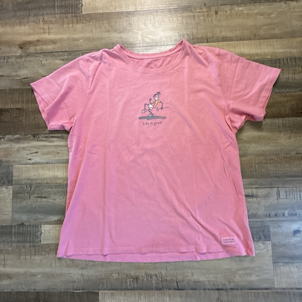 Life is Good short-sleeve t-shirt Sz L Women's Relaxed Fit